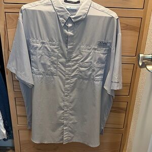 Columbia Men's Light Gray PFG - XL